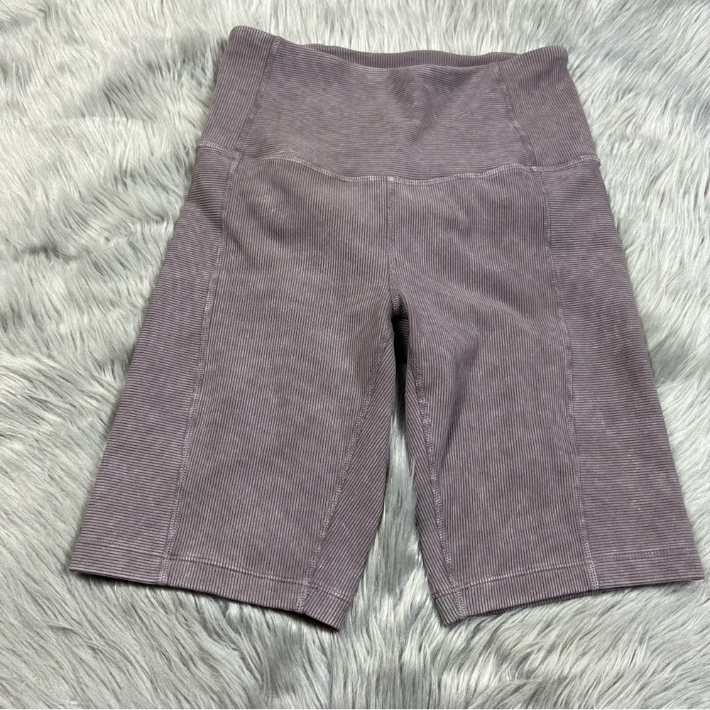 Zella snow wash ribbed bike shorts size small